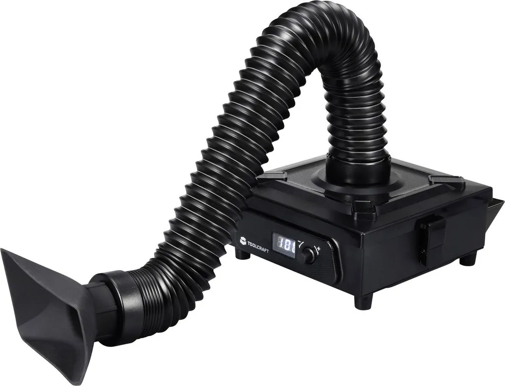 Éliminez les fumées toxiques de soudage avec Toolcraft FE-300 15W