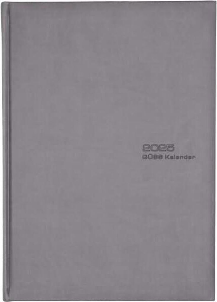 Buchkalender Manager-Timer 21x26cm 1 Woche/2 Seiten grau Produktbild 
