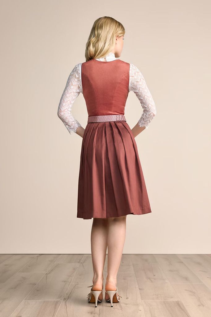 Krüger Damen Dirndl 415468-060 in rot (Größe: 44)