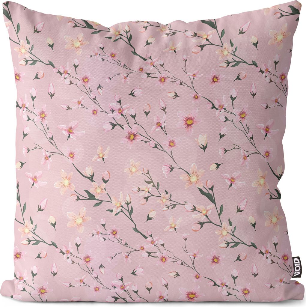 VOID Sakura Pflanzen Zweige Muster Kissenbezug Kissenhülle sofa couch wohnzimmer dekoration wasserfest Outdoor Garten Kissen bezug deko
