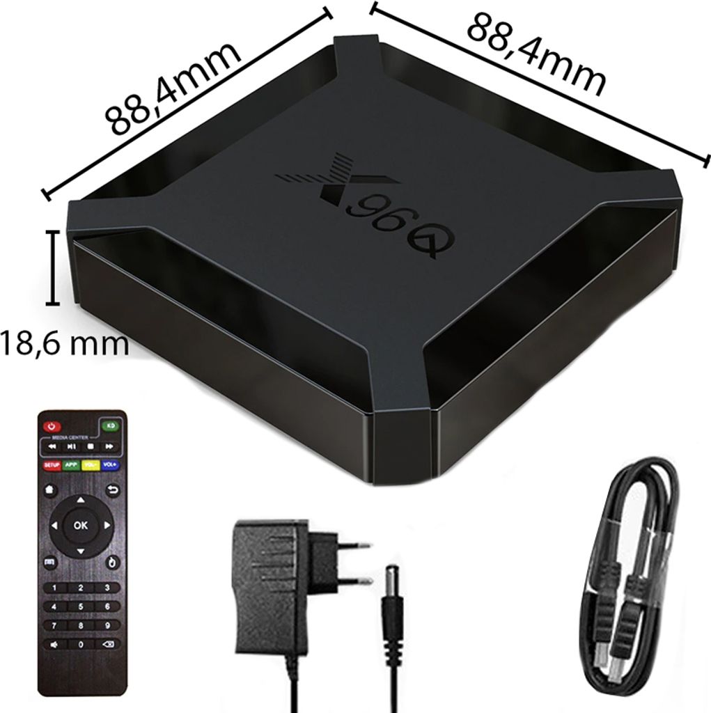 TV Box Android 8 X96Q HD 4K z HDMI 2.0, WiFi LAN 16 GB Zdjęcie produktu 9
