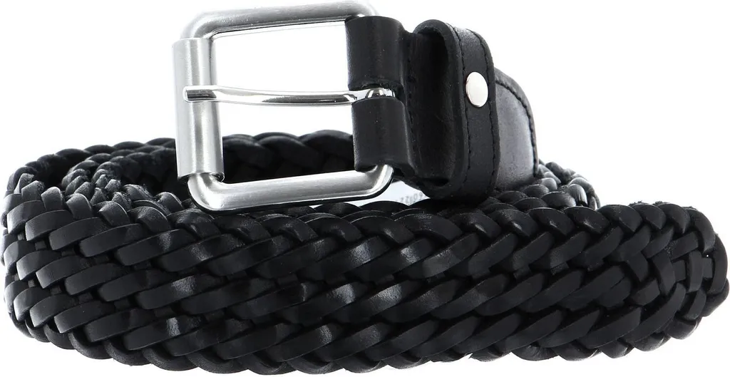 Cintura SADDLER Grahn W95 Pelle Nera - Vera Pelle Made in Italy