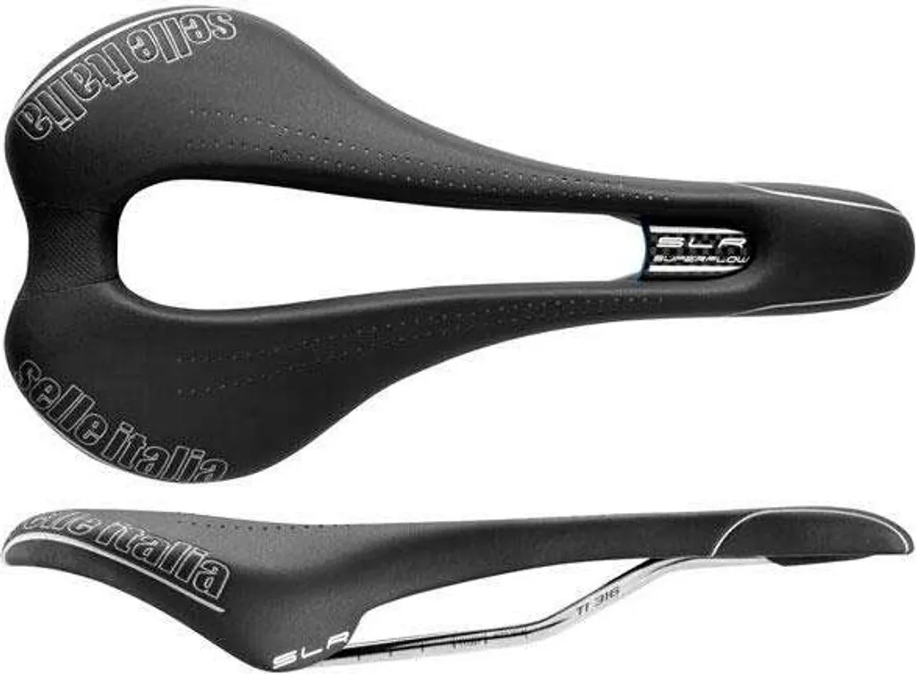 Selle de vélo de course en titane ultra légère Selle Italia SLR