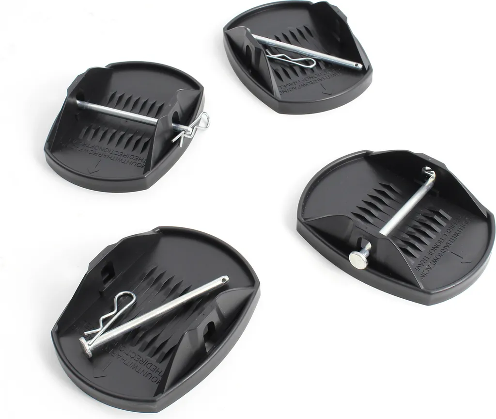 Set 4 Piastre Appoggio XPOtool per Camper | Supporti 180x145mm