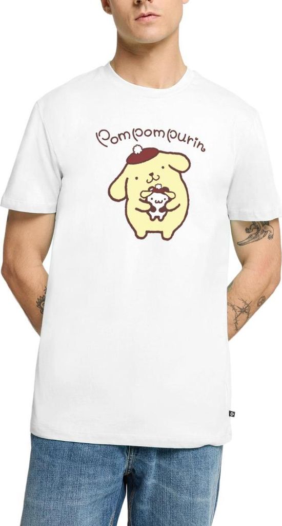 Spreadshirt Pompompurin & Muffin Verkleidet Männer Premium T-Shirt, L, Weiß