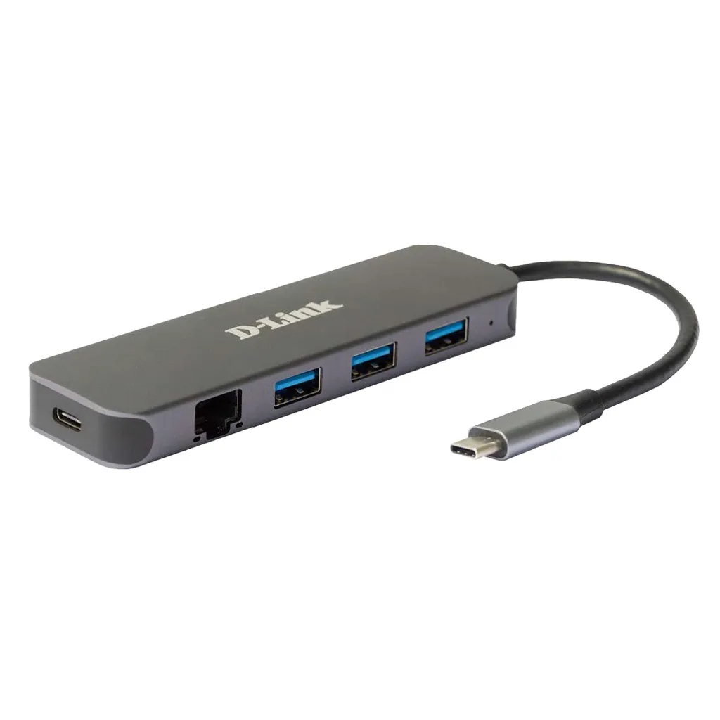 Station de voyage USB-C D-Link DUB-2334 pour Ethernet 1Gbps et 3 ports