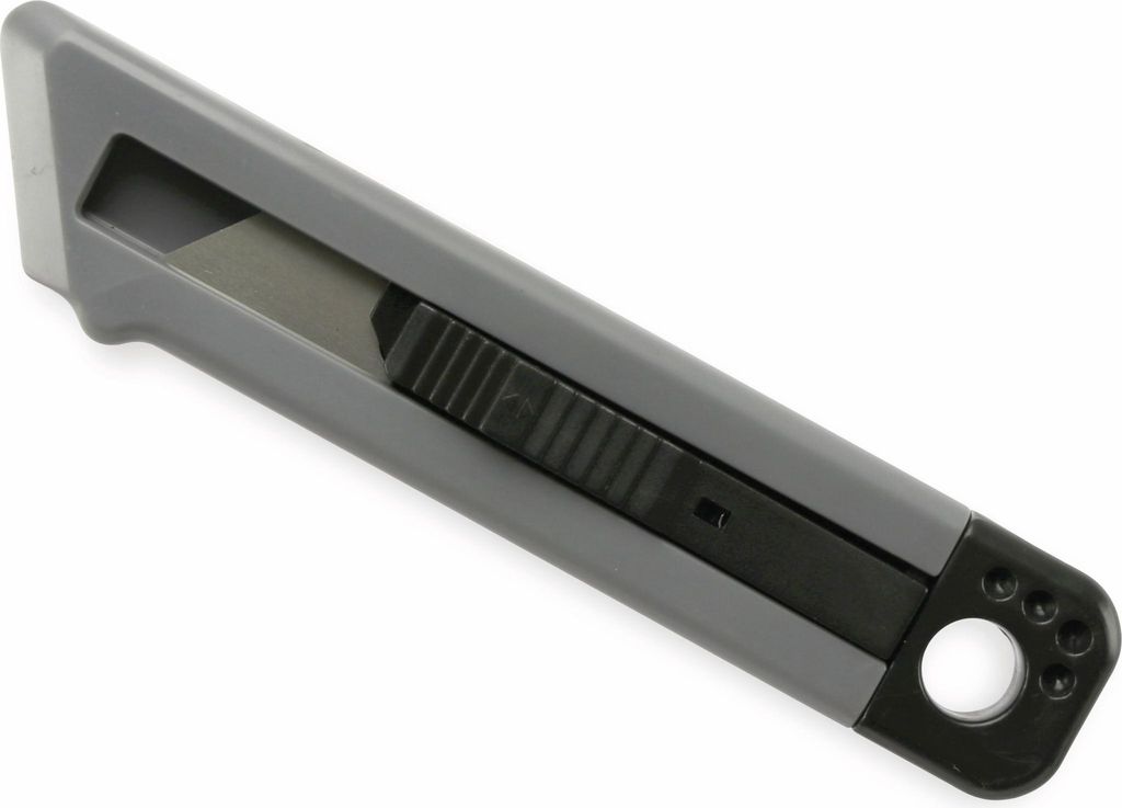 EUROTOOLS Sicherheitsmesser mit automatischer Klingenrückführung, 120 mm