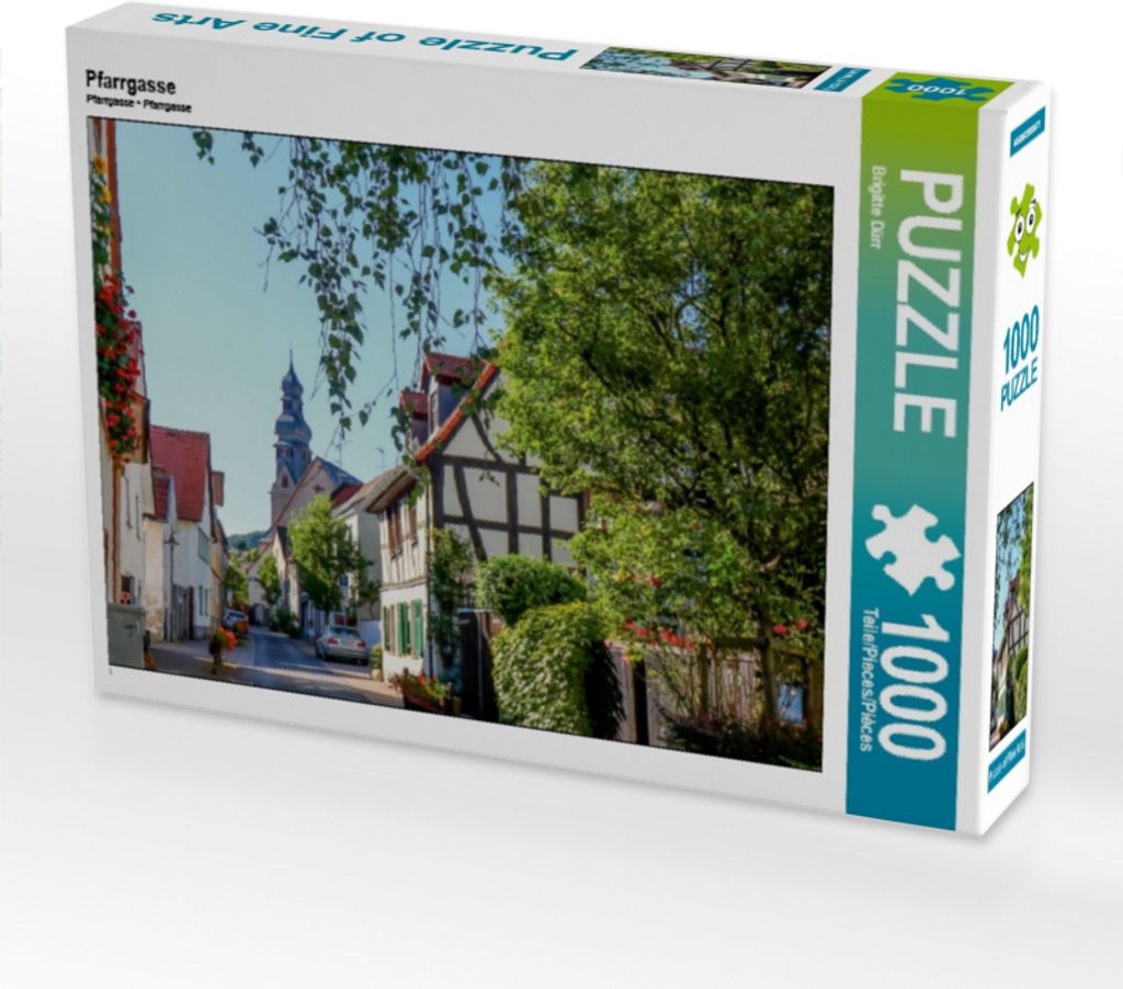 Calvendo Pfarrgasse 1000 Teile Puzzle quer 640x480mm, Dürr Brigitte; 7371876