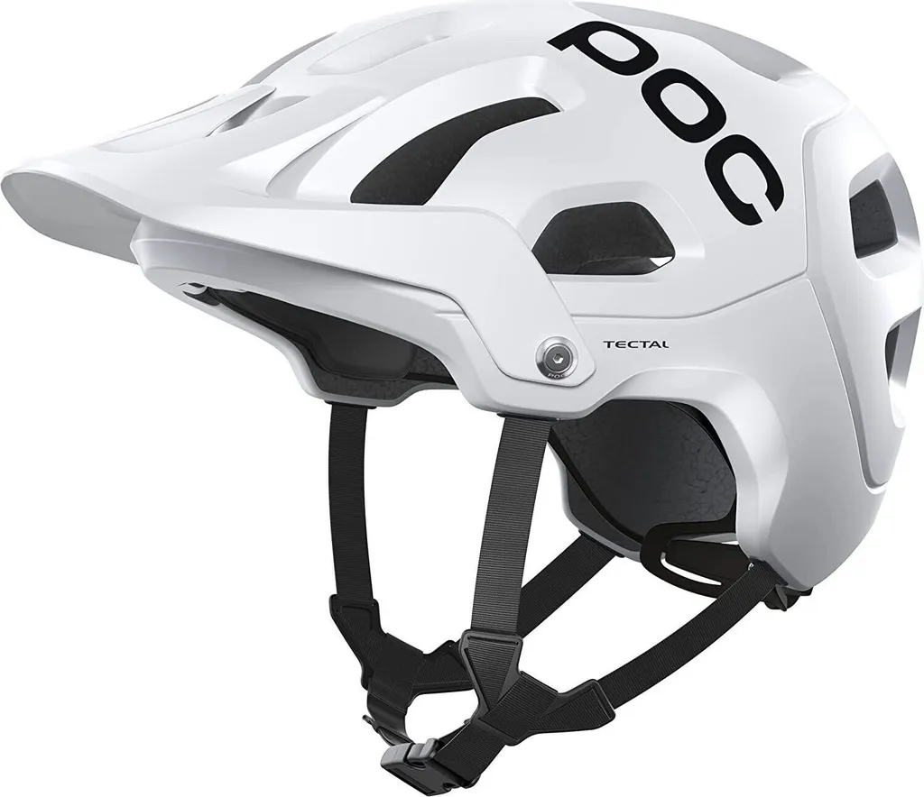 Casque de VTT POC Tectal Blanc Mat Taille 59-62 pour Protection Optimale