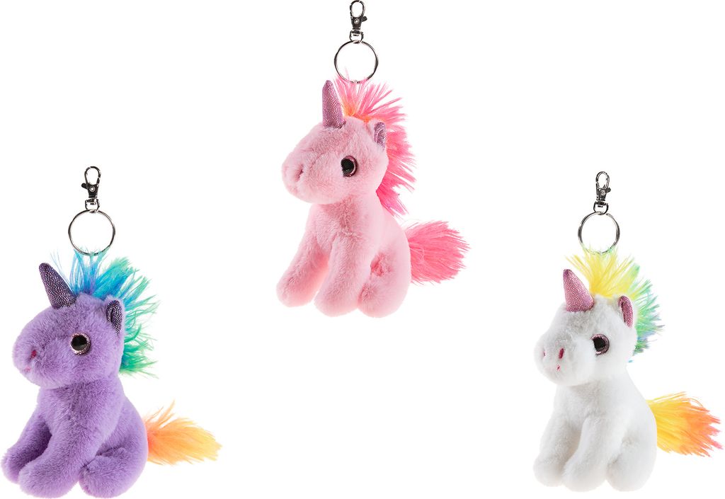 Heunec KEYRING Einhörner 3-fach Größe 8 cm