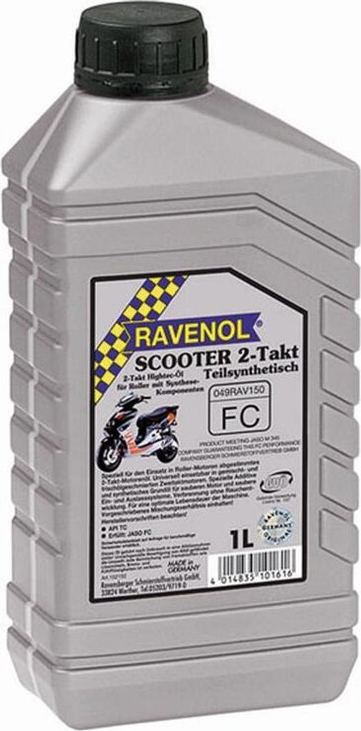 Ravenol Scooter Roller 2 Takt Motorenöl teilsynthetisch hochwertig 1L