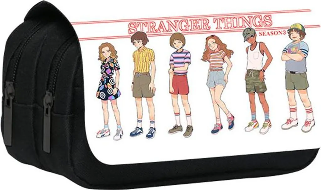 SUNEE Astuccio Estetico Kawaii Nero – Grande Capacità Con Cerniera, Organizer Per Scuola, Ufficio E Viaggi