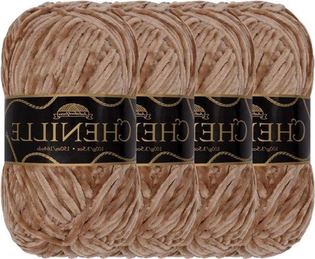 Matériel de loisirs créatifs fils de chenille 100g pour ateliers et écoles