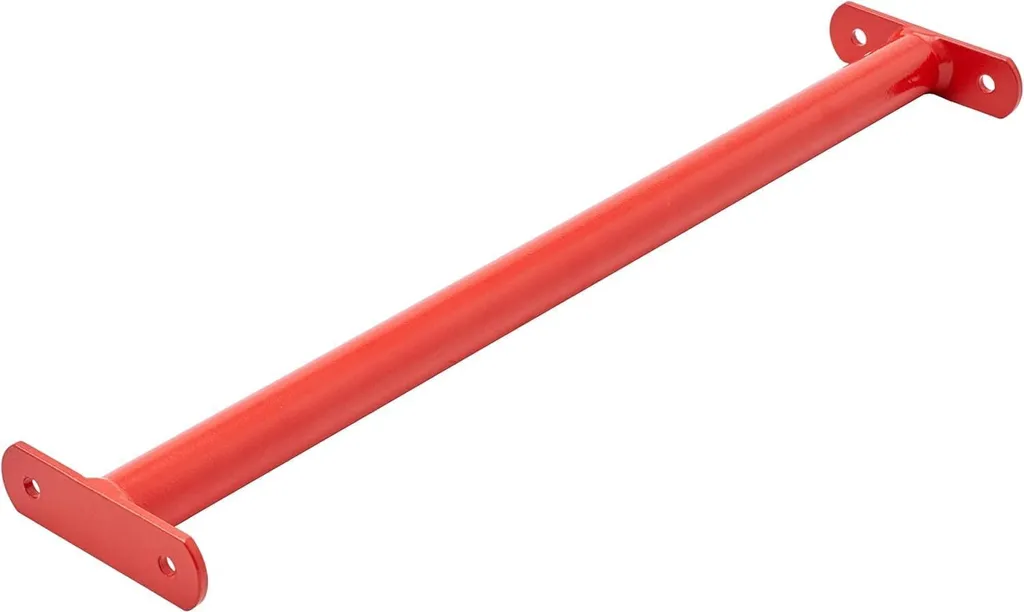 TRIBECCO® Sbarra Ginnastica Rossa 115cm | Asta Metallo Outdoor Esterno