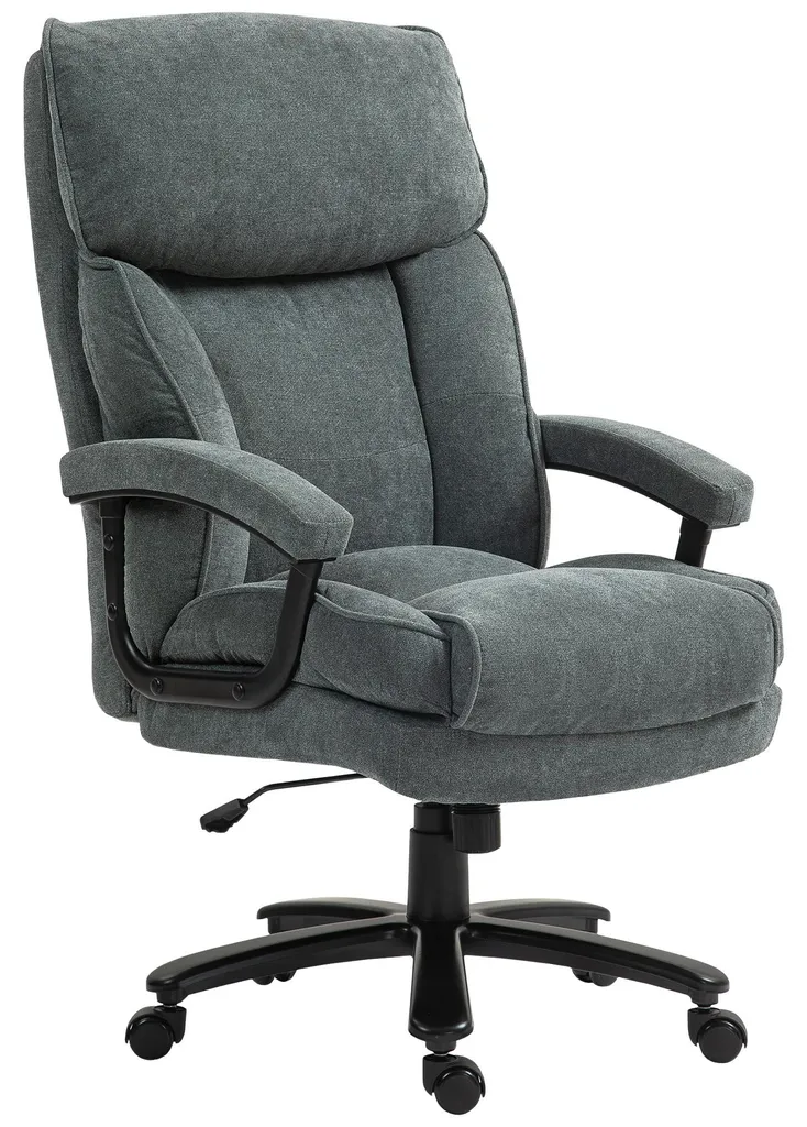 Chaise de bureau anti mal de dos avec bascule et tissu respirant