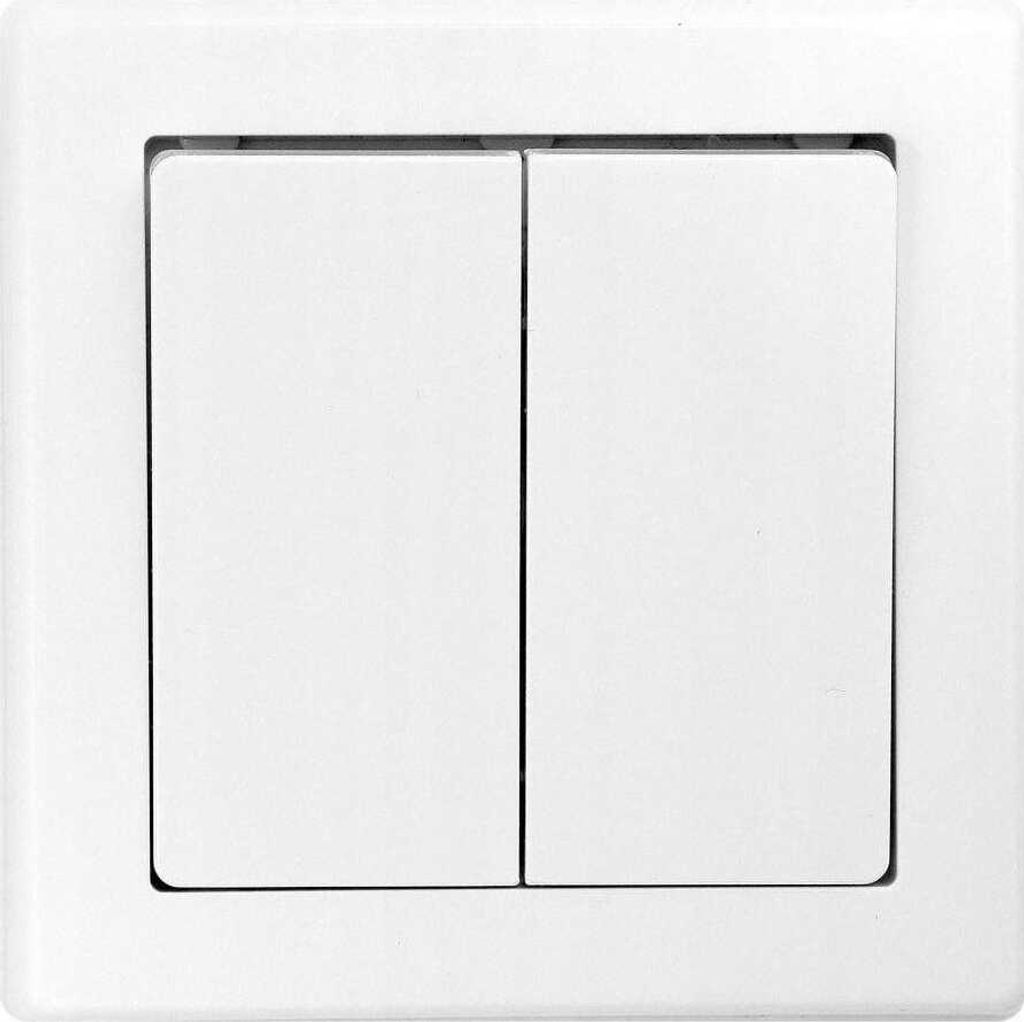 Connecteur double pour bougeoir 8 x 8 cm, interrupteur Image du produit 