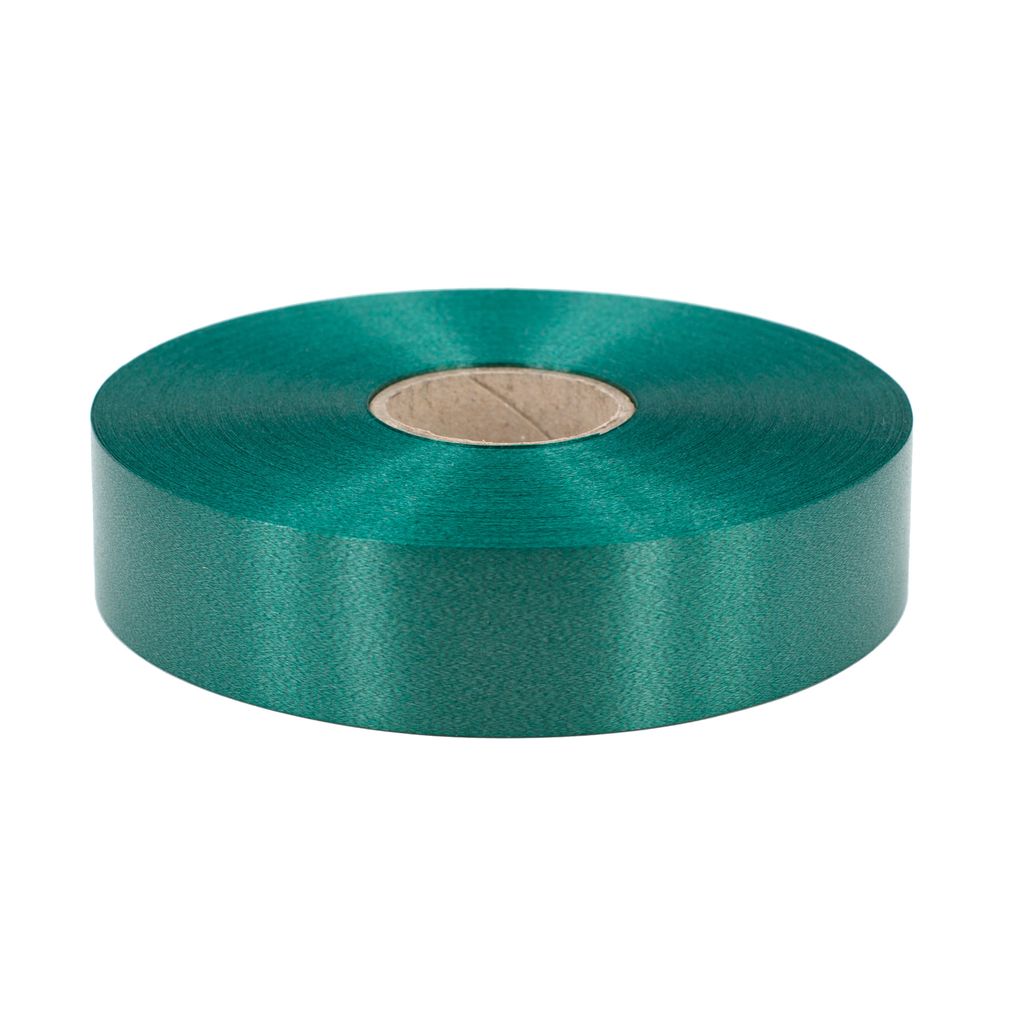 Geschenkband Ringelband 31mm x 100m Rolle Dunkelgrün Produktbild 