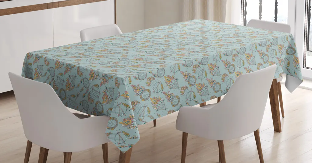 Tovaglia Rettangolare 140x200cm ABAKUHAUS - Boho Style Antimacchia