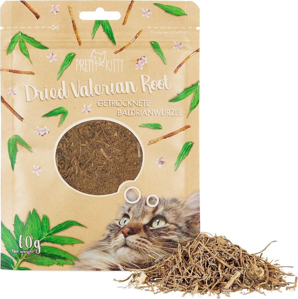 Getrocknete Baldrianwurzel für Katzen 60g Play Stimulating Produktbild 