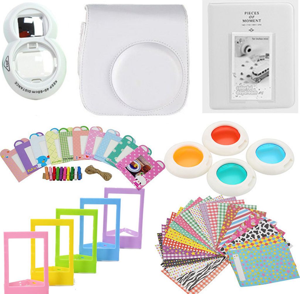 Zubehörset für Fujifilm Instax Mini 8/9 - Weiß Produktbild 