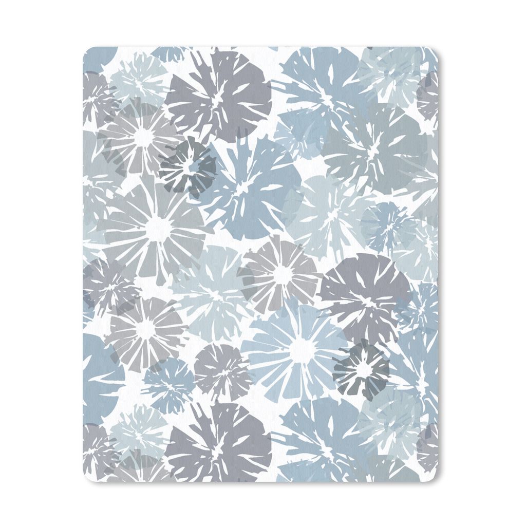 MuchoWow Mauspad Mousepad Blumen - Abstrakt - Muster 19x23 cm - Mousepads - Maus Mat - Pad - Mausunterlage - Mauspads - Spielen