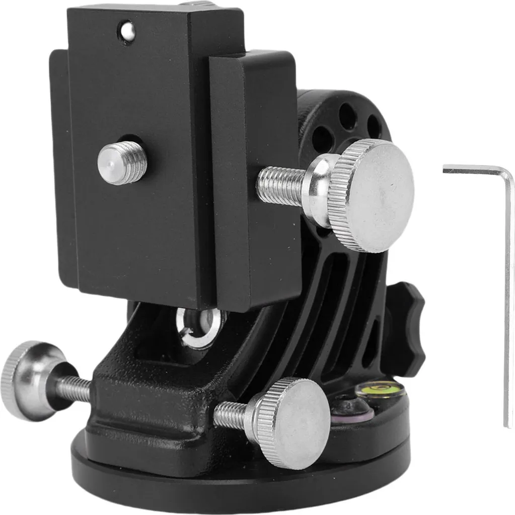 Support de montage équatorial réglable pour télescope astro 3/8"