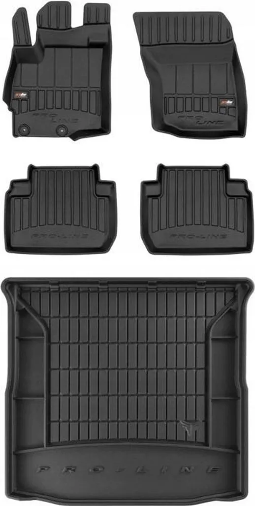 Set Tappeti Gomma Mitsubishi Outlander 7 Posti 3D - Edizione 2012+
