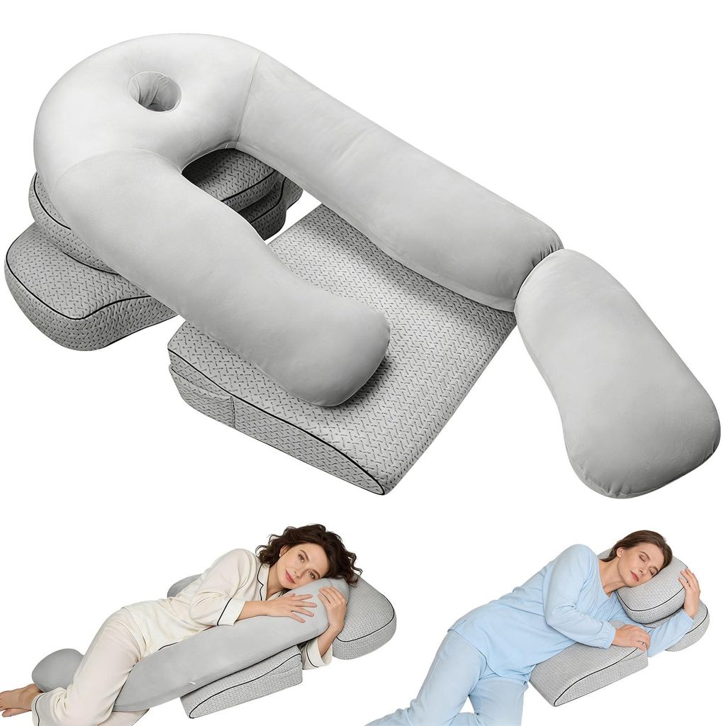 Ergonomisches 3-in-1 Körperkissen für Seitenschläfer - 140 Produktbild 
