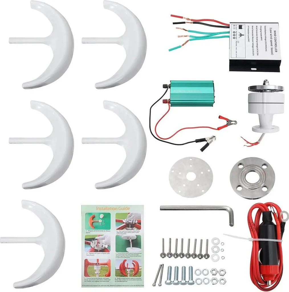 Éolienne 12V pour camping-car et bateau - Kit énergie nautique mobile