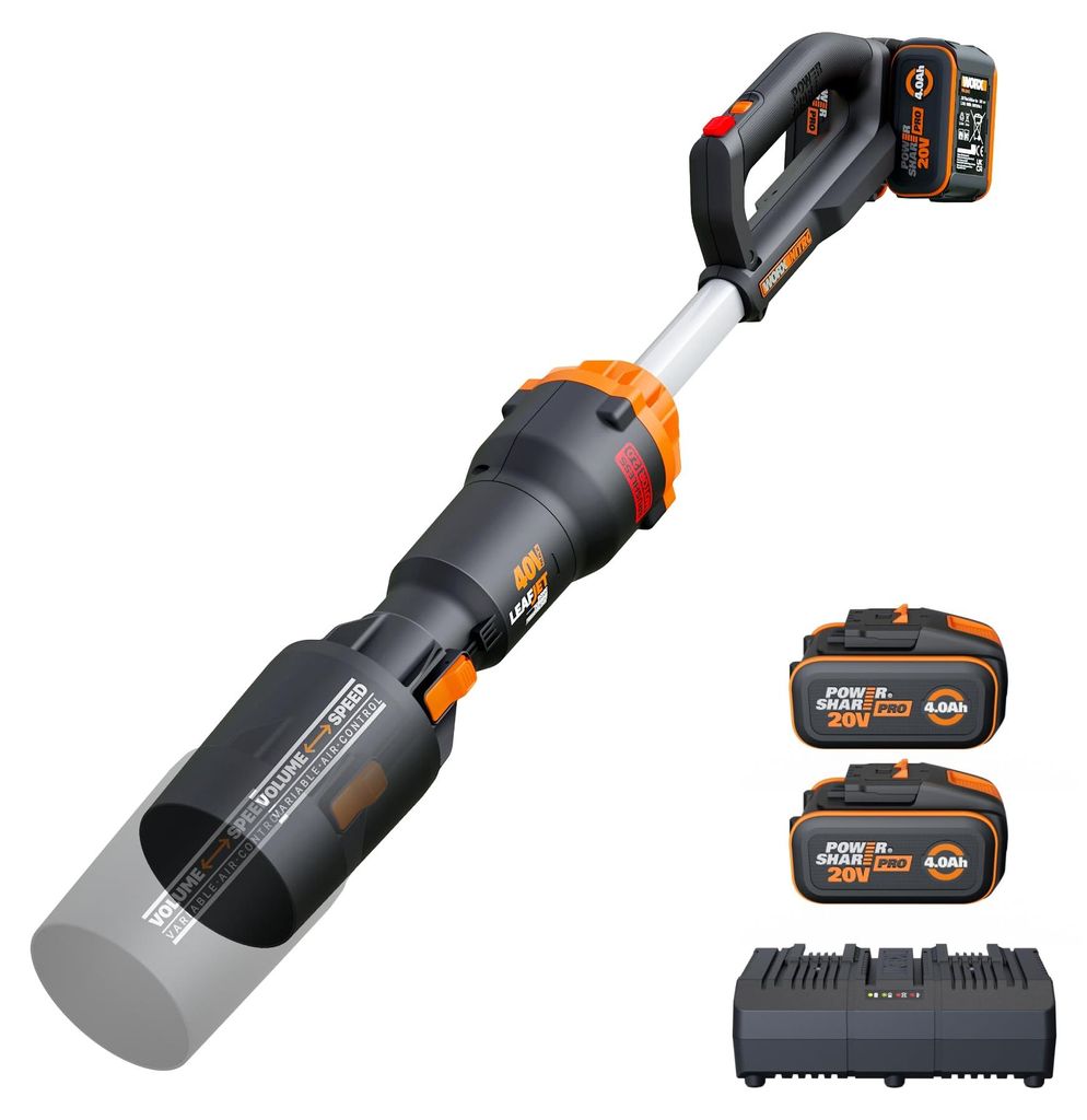 Soffiatore a batteria WORX Nitro 40V WG585E - Efficiente, Immagine del prodotto 