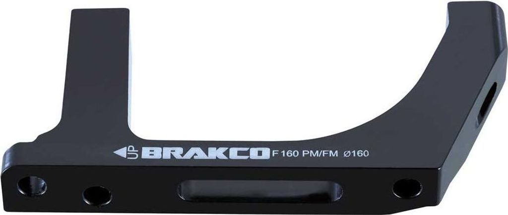 Brakco Flatmount/postmount 160 Mm Front Scheibenbrems-bremssattel-adapter Silber Silber One Size