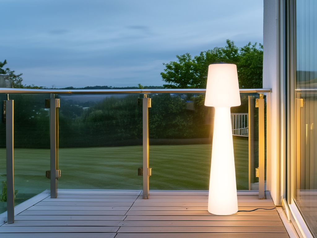 Smartwares LED Außen-Stehleuchte IDE-60070 weiß 110 cm TW Produktbild 1