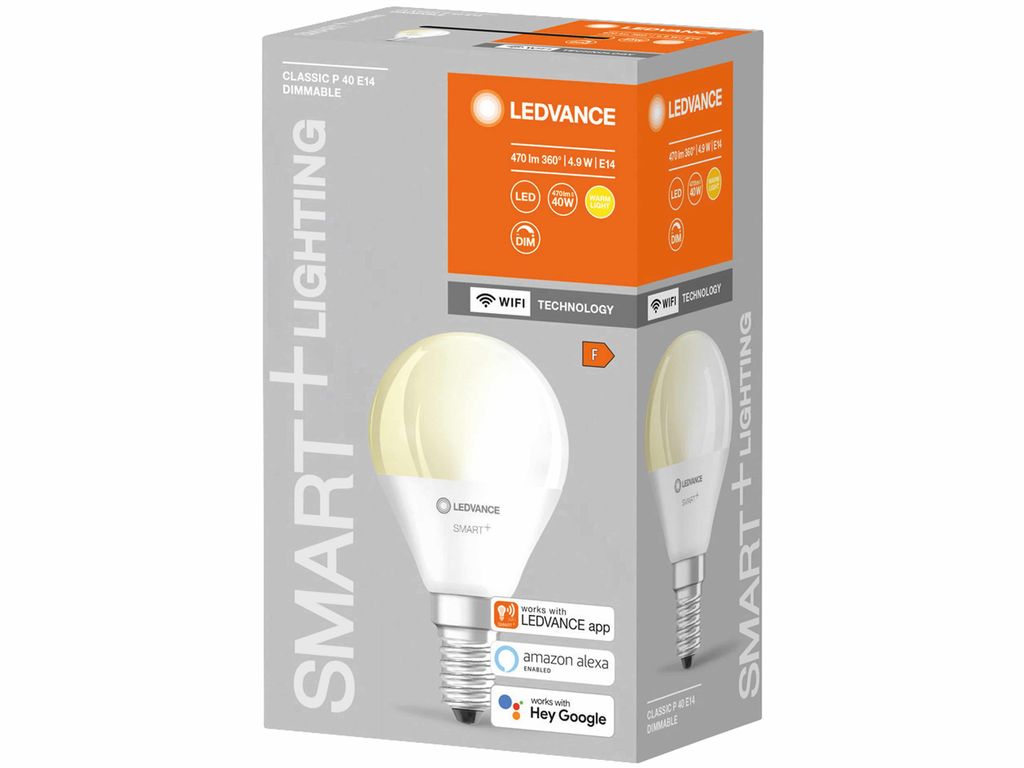 LEDVANCE 00217491, Inteligentne żarówki, Wi-Fi, Stal Zdjęcie produktu 