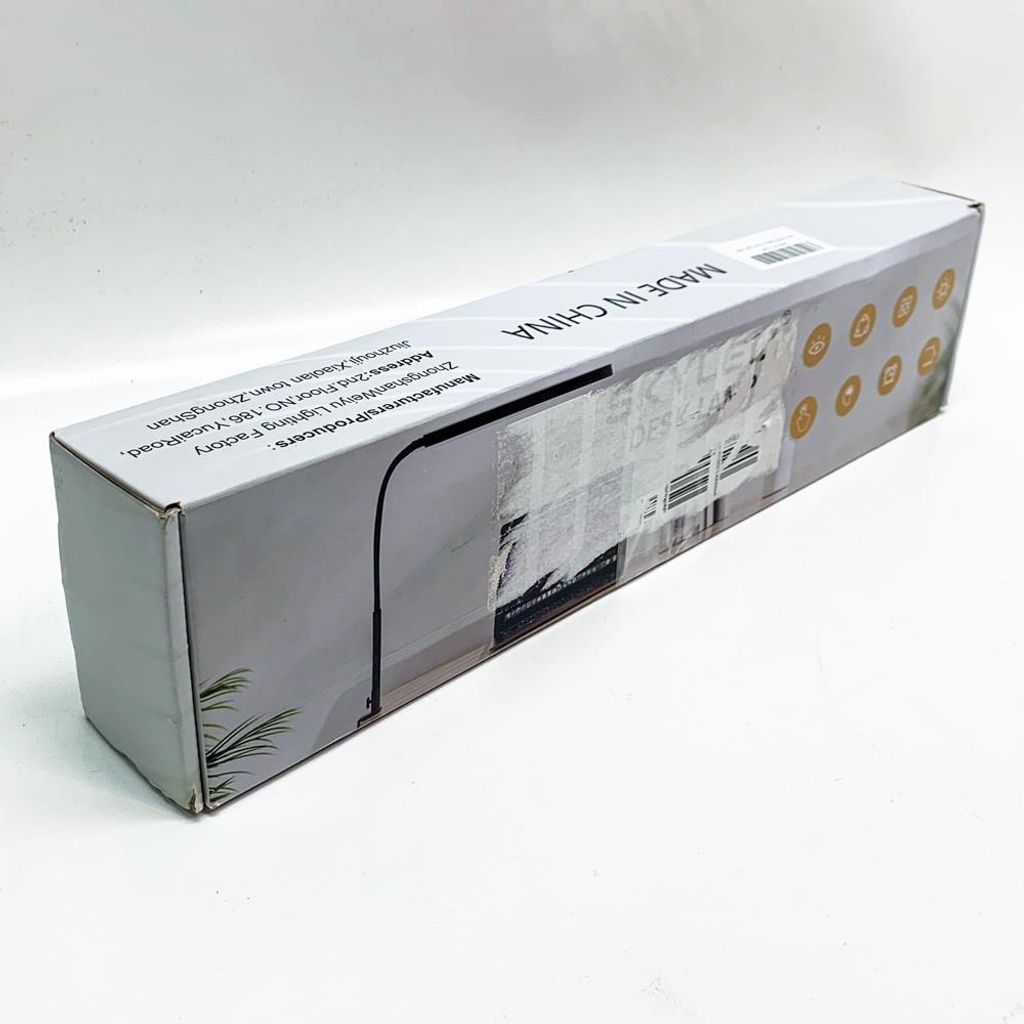 HT LED Schreibtischlampe Dimmbare Tischlampe, LED Fest Integriert, 5