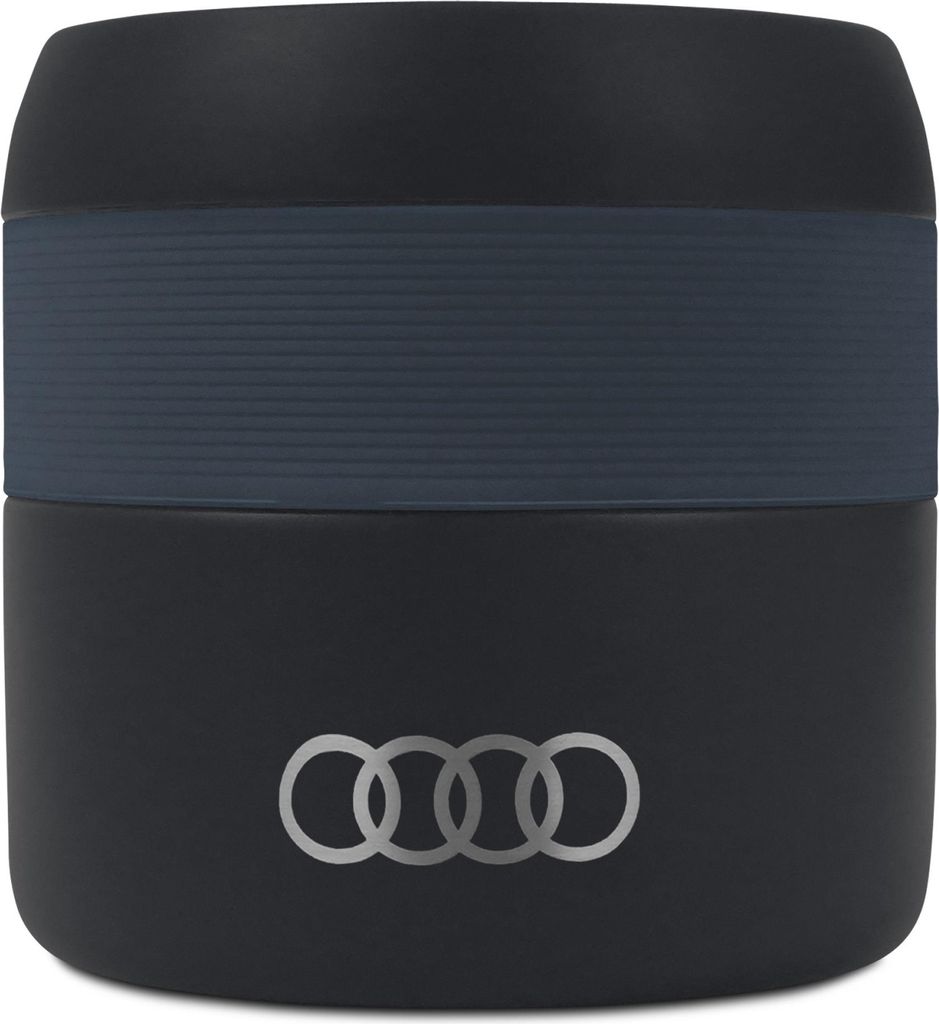 Original Audi Lunchbox, Edelstahl, schwarz