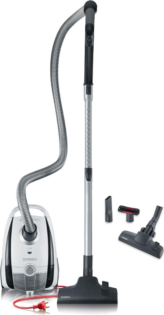 Severin BC 7035 Bodenstaubsauger mit Beutel weiß Produktbild 