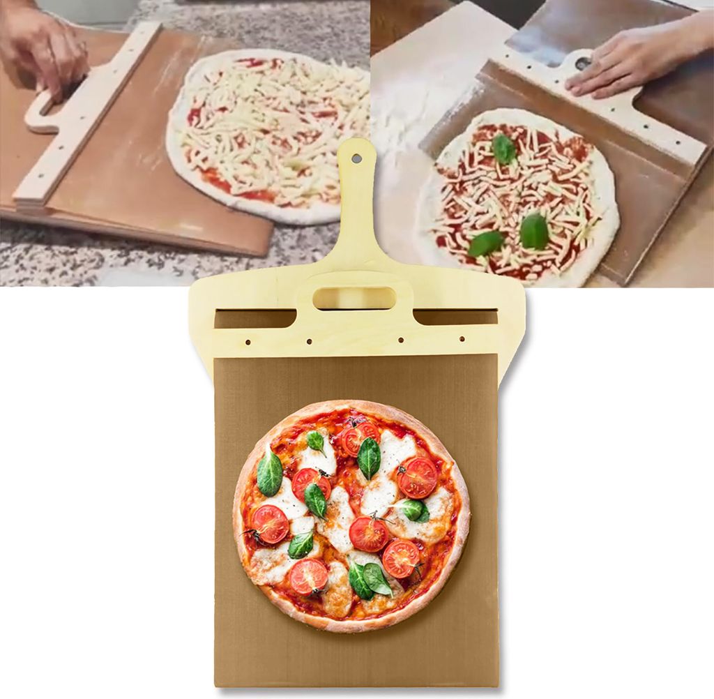 Pizzabrett mit Aufhängelöchern Praktische Pizzabrettmatte Antihaft-Pizzabrett für die Küche