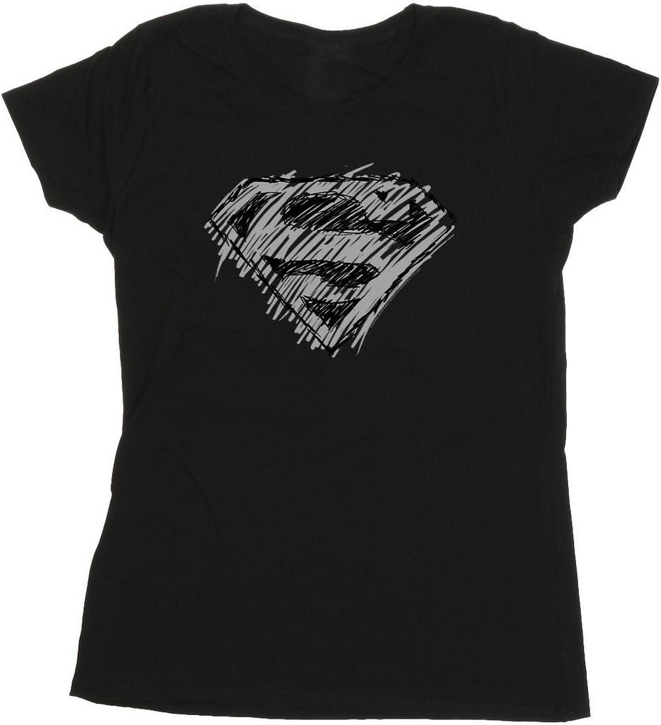 DC Comics - T-Shirt für Damen BI46198 (M) (Schwarz)
