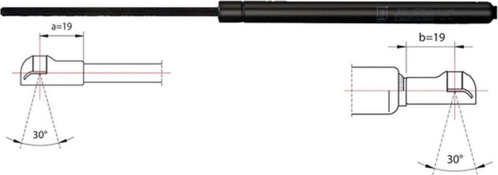 METZGER Gasfeder Motorhaubendämpfer 374mm für BMW 1 Schrägheck (E87) 350N 2110361