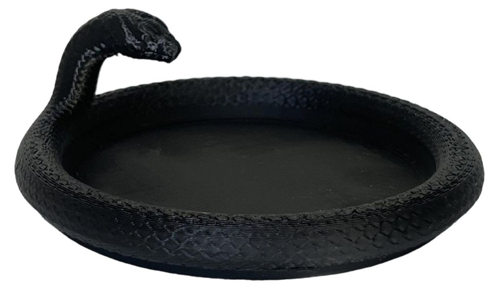 3D-gedrucktes Schlangen-Tablett, dekorative Tischschale, multifunktionales Schmucktablett für Armbänder, Ohrringe und Halsketten