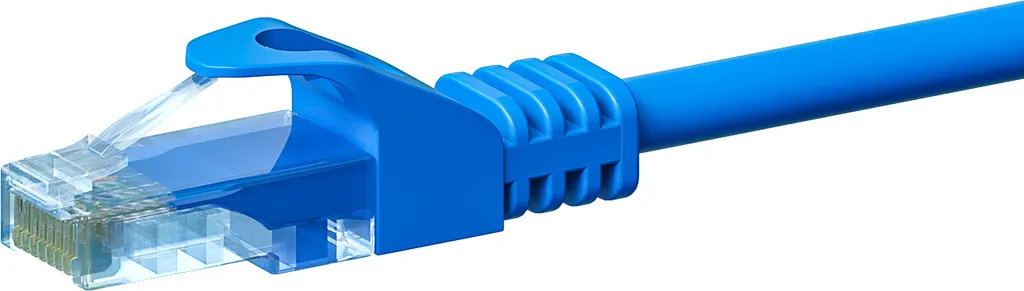 Cavo Patch RJ45 CAT 5e 3 Metri Blu | Cavo Ethernet U/UTP CCA Economico