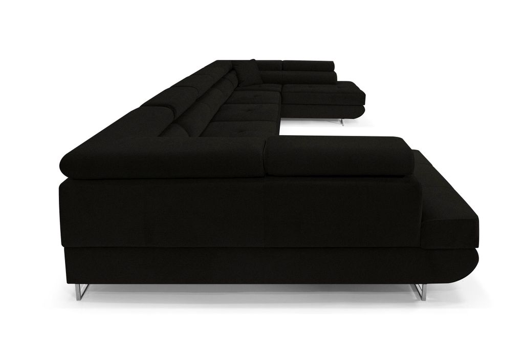 Ecksofa mit Schlaffunktion und Bettkasten PASTI XXL U-Form, Produktbild 