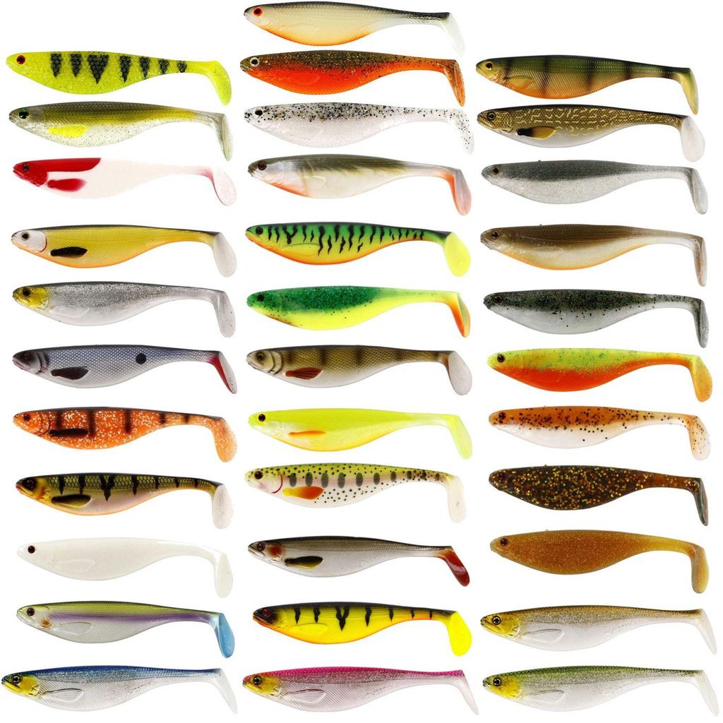 Westin ShadTeez Gummifische , Länge:9cm, Farbe:Bass Orange Produktbild 