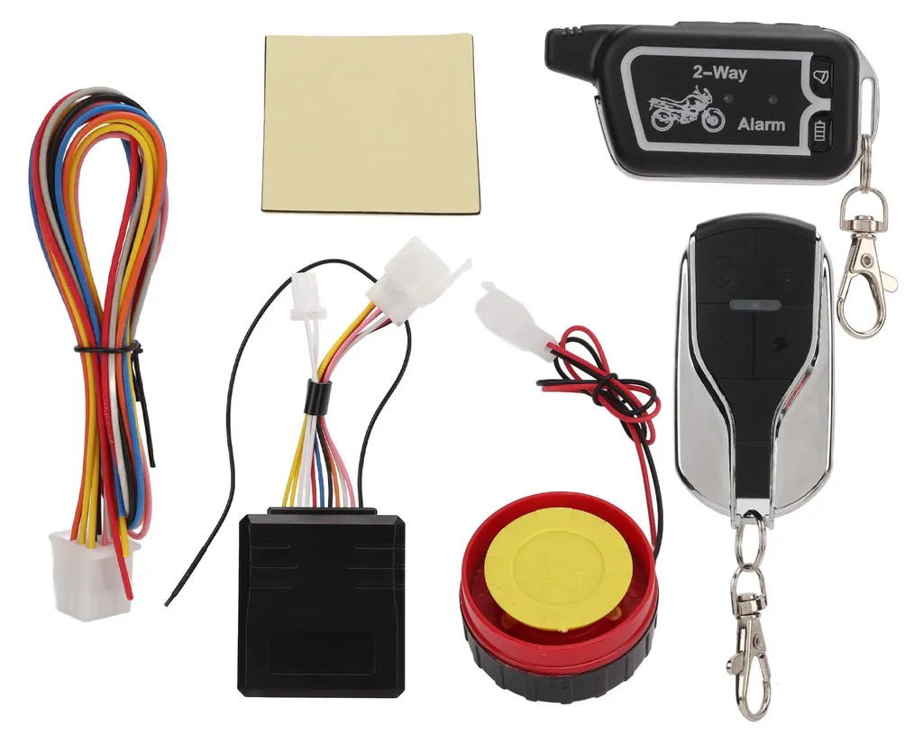 Protection moto bidirectionnelle : Alarme avec télécommande et LCD