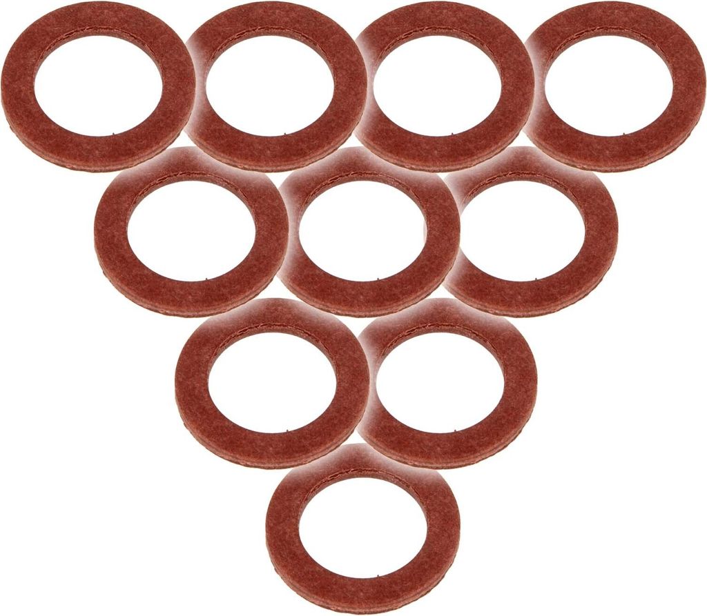 STEDO Fiber Flachdichtung, 15 x 24 x 2,5 mm (VE 10 Stück), nach DIN 7737