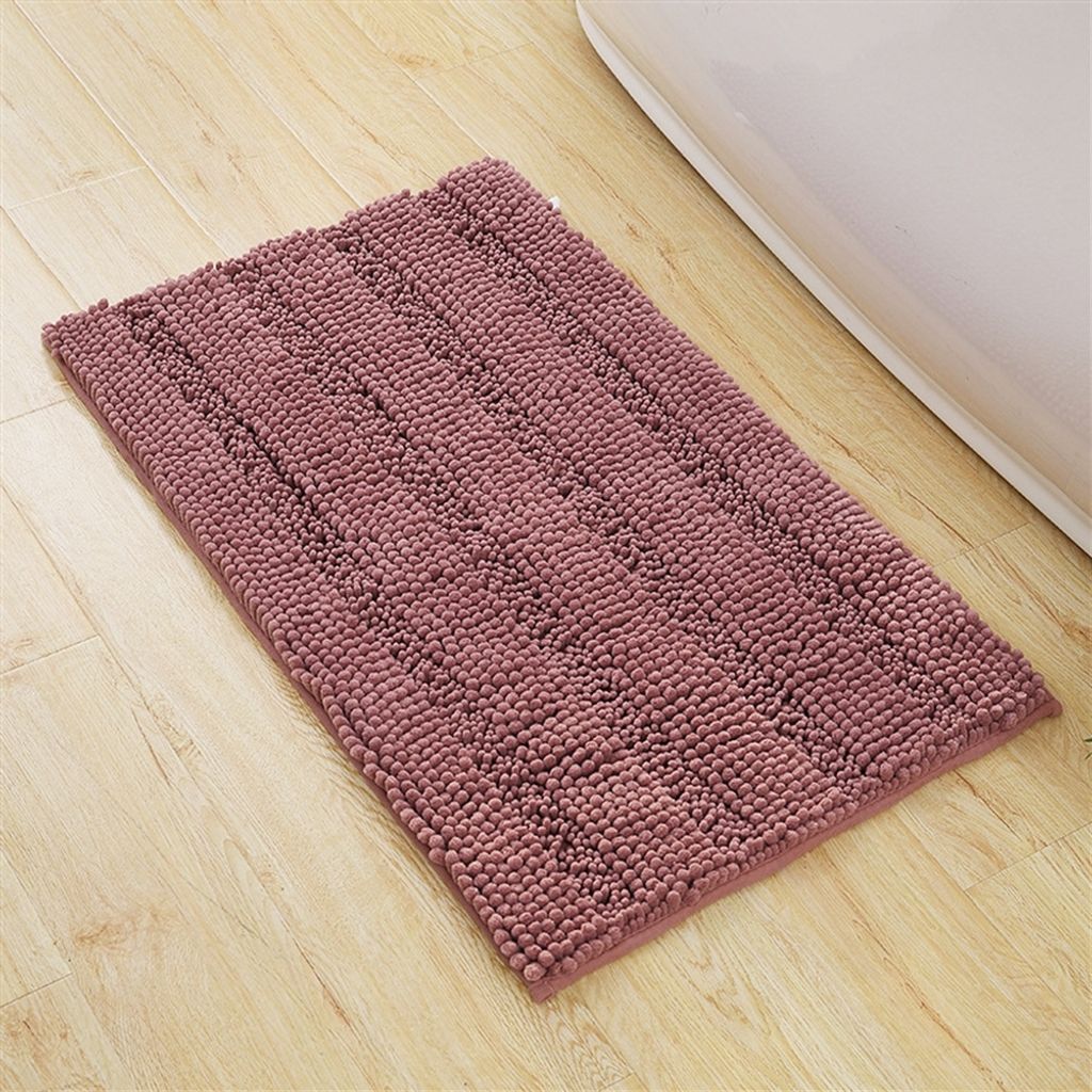Icegrey Badteppich Badvorleger zum Set kombinierbar Rutschfest und Waschbar Badematte Mikrofaser Chenille Hochflor Duschvorleger Badeteppich Katzen...