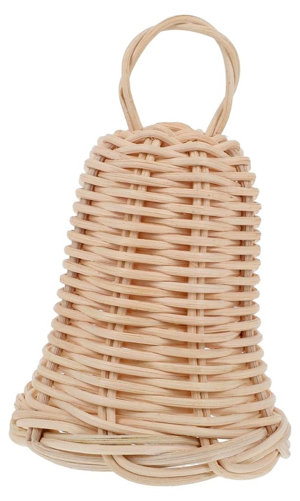 Rattankugeln Glockenförmige Dekoration aus Rattan für saisonale Bastelarbeiten und Hängedekoration