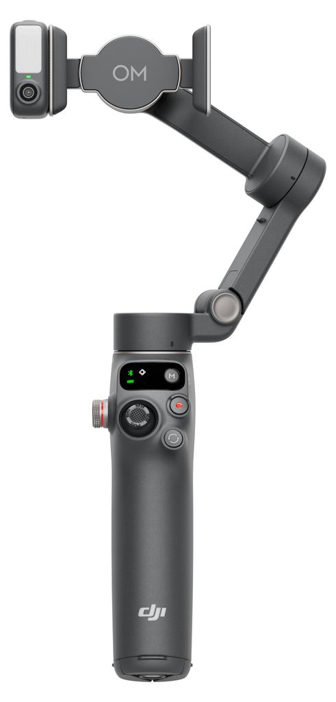 A DJI Osmo Mobile 7P smartphone camera stabilizer is shown against a white background.