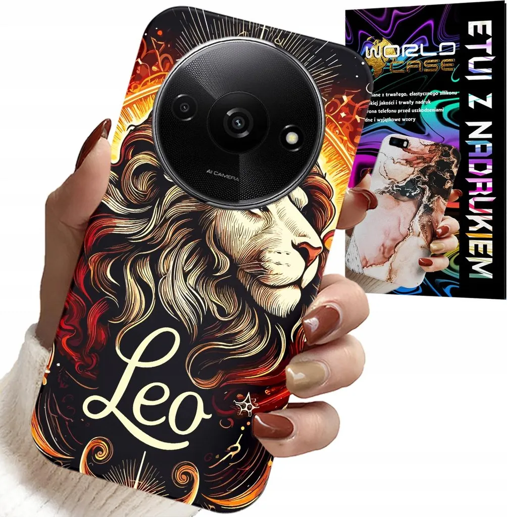 Cover per Xiaomi Redmi A3 Segno Leone con Vetro Prottetivo Gratis