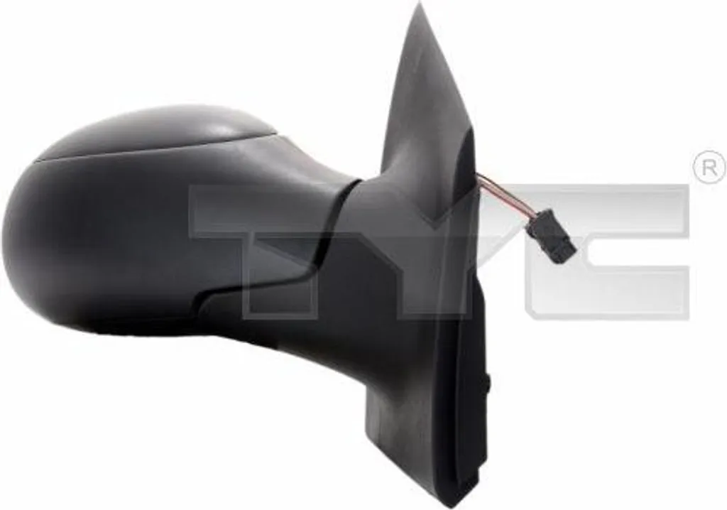 Rétroviseur complet pour Citroën C2 manuel TYC 305-0085 droit noir